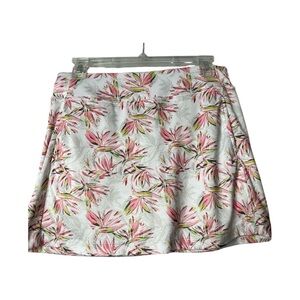 PGA Tour Women's |S|Floral Skort- Pink and Green